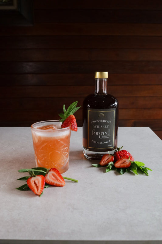 Counterfeit Strawberry & Mint Smash - Forged Drinks Melbourne